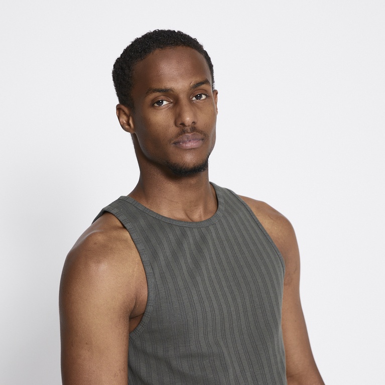 Tank top "More" Dark Green